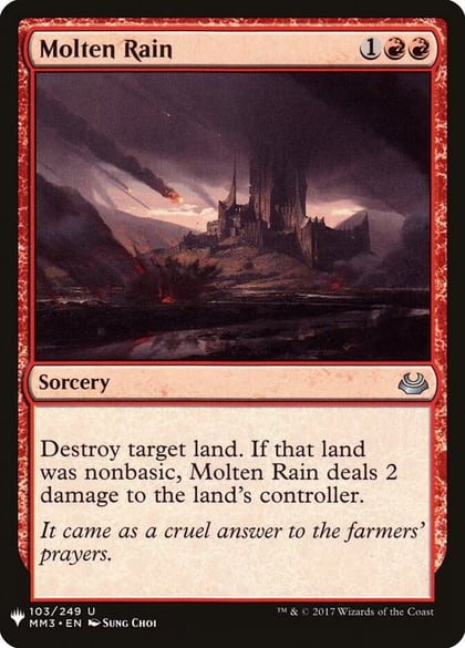 Molten Rain, The List Reprints 103