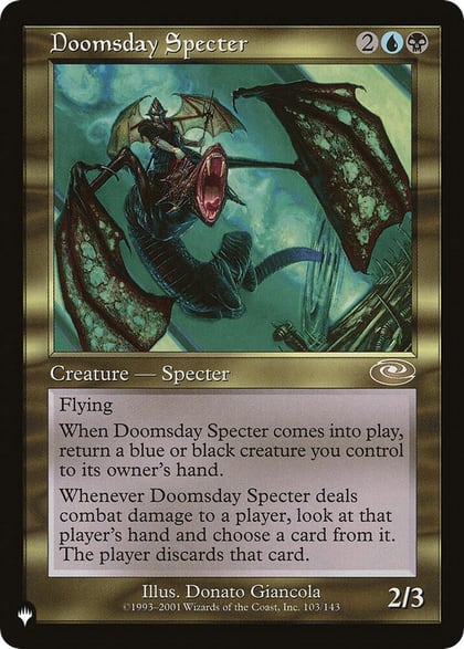 Doomsday Specter, The List Reprints 103/143