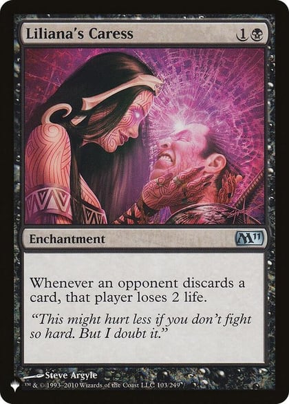 Liliana's Caress, The List Reprints 103/249