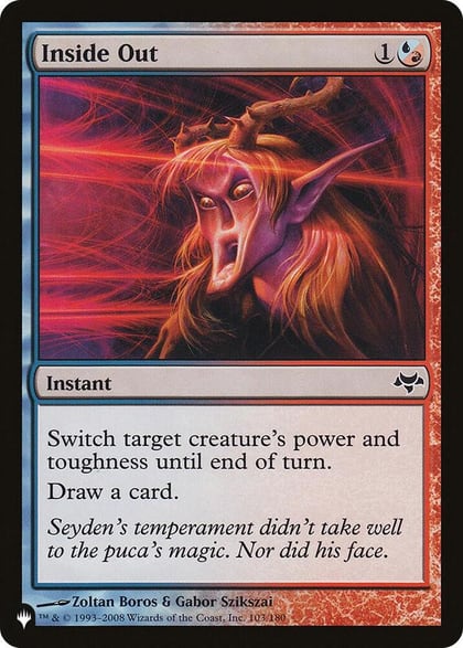 Inside Out, The List Reprints 103/180