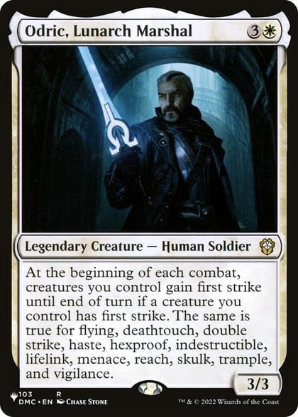 Odric, Lunarch Marshal (DMC), The List Reprints 103