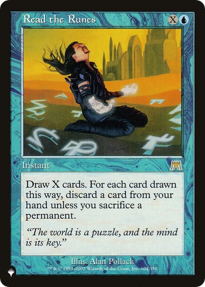 Read the Runes, The List Reprints 104/350