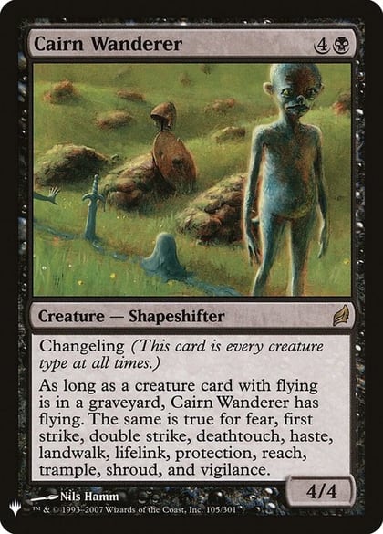Cairn Wanderer, The List Reprints 105/301