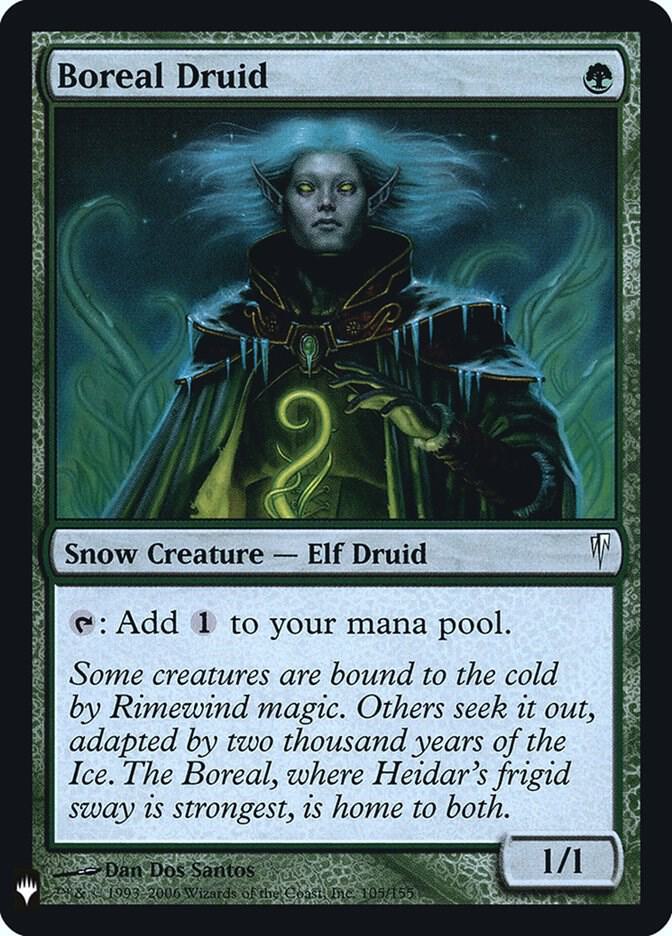 Boreal Druid, The List Reprints 105