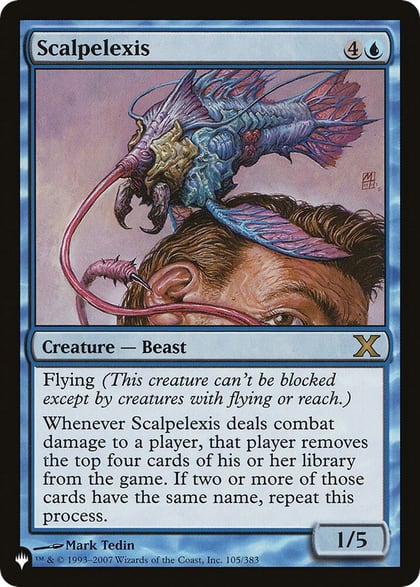 Scalpelexis, The List Reprints 105/383