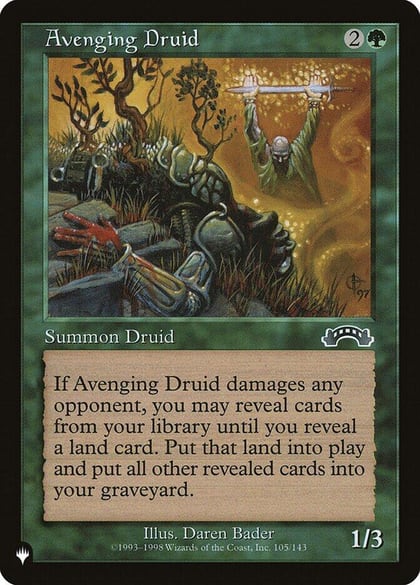 Avenging Druid, The List Reprints 105/143