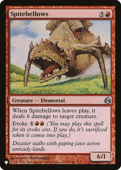 Spitebellows, The List Reprints 105/150