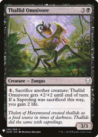 Thallid Omnivore, The List Reprints 106