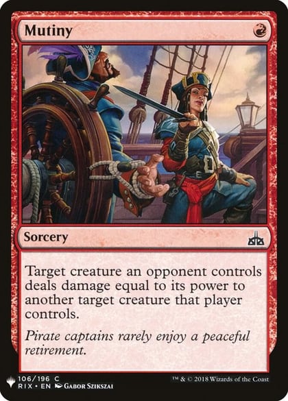 Mutiny, The List Reprints 106
