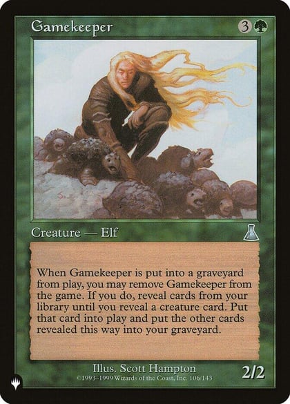 Gamekeeper, The List Reprints 106/143