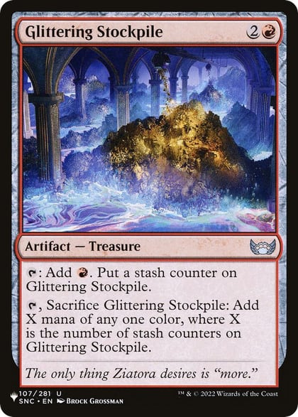 Glittering Stockpile, The List Reprints 107/281