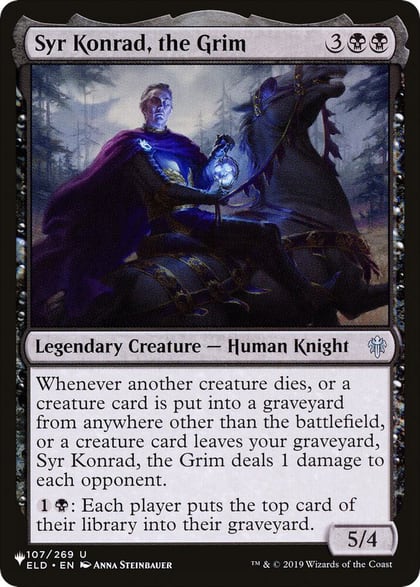 Syr Konrad, the Grim, The List Reprints 107/269