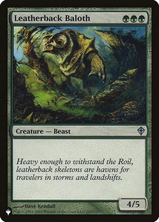 Leatherback Baloth, The List Reprints 107/145
