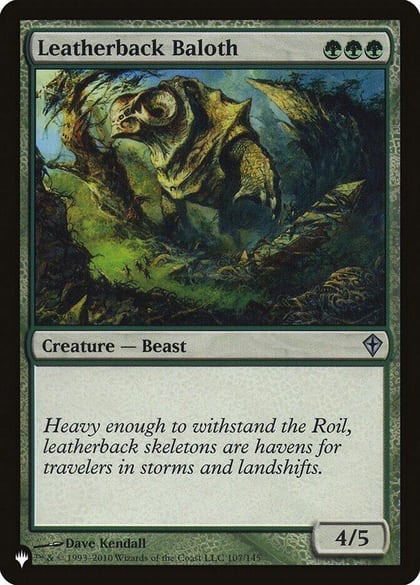 Leatherback Baloth, The List Reprints 107/145