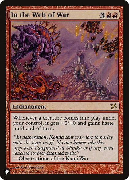 In the Web of War, The List Reprints 108/165