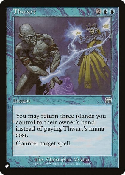 Thwart, The List Reprints 108/350