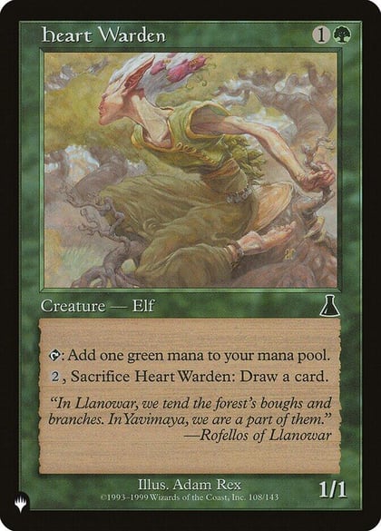 Heart Warden, The List Reprints 108/143