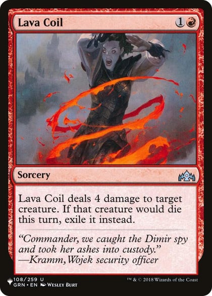 Lava Coil, The List Reprints 108