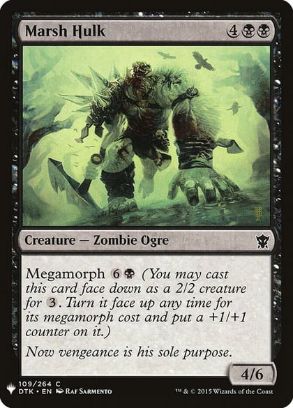 Marsh Hulk, The List Reprints 109