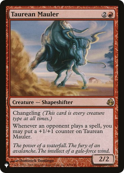Taurean Mauler (MOR), The List Reprints 109/150