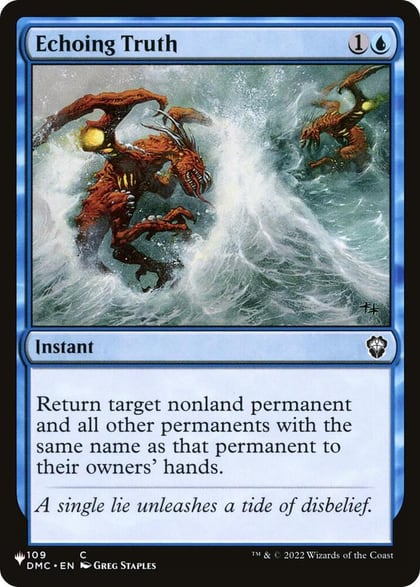 Echoing Truth, The List Reprints 109/048