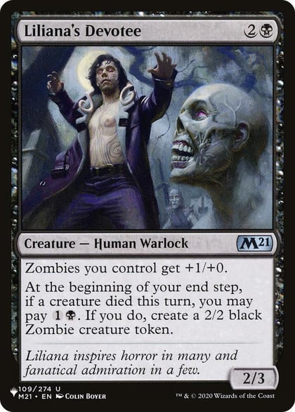 Liliana's Devotee, The List Reprints 109/274