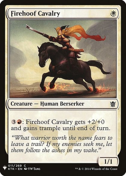 Firehoof Cavalry, The List Reprints 11