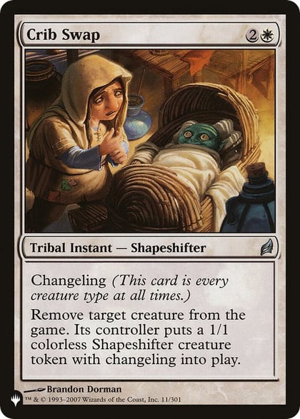 Crib Swap (LRW), The List Reprints 11/301