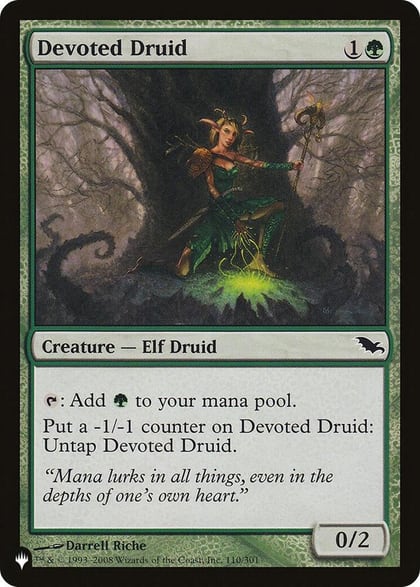 Devoted Druid (SHM), The List Reprints 110/301