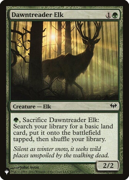 Dawntreader Elk, The List Reprints 111/158
