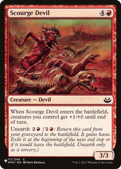 Scourge Devil, The List Reprints 111/249