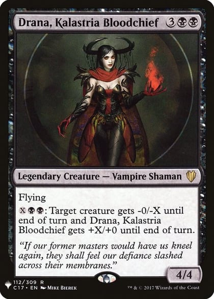 Drana, Kalastria Bloodchief, The List Reprints 112/309