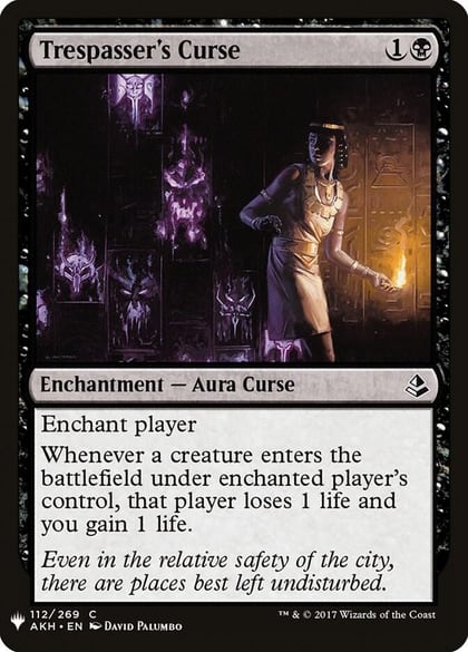 Trespasser's Curse, The List Reprints 112