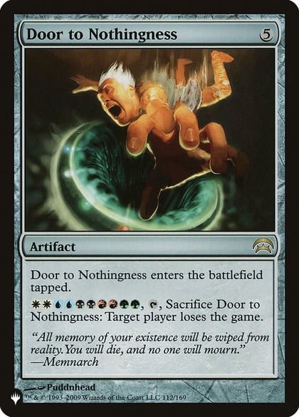 Door to Nothingness, The List Reprints 112/169