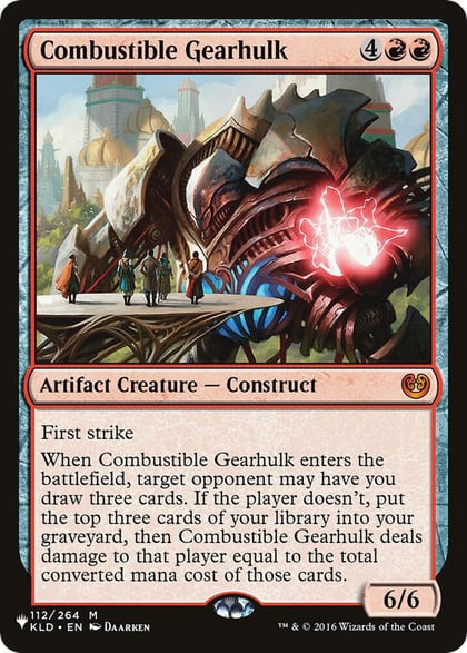 Combustible Gearhulk, The List Reprints 112/264