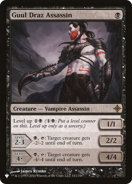 Guul Draz Assassin, The List Reprints 112/248