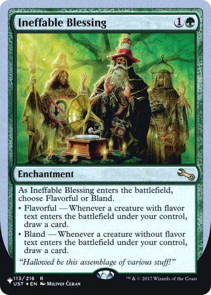 Ineffable Blessing (A), The List Reprints 113/216
