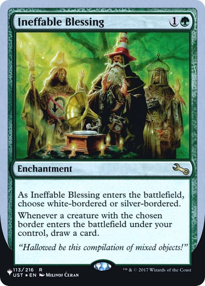 Ineffable Blessing (C), The List Reprints 113/216
