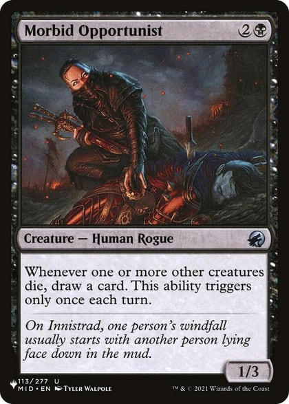 Morbid Opportunist, The List Reprints 113/277