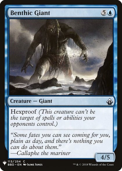 Benthic Giant, The List Reprints 113