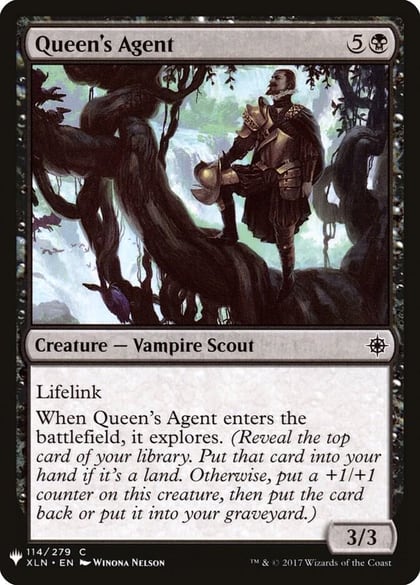 Queen's Agent, The List Reprints 114