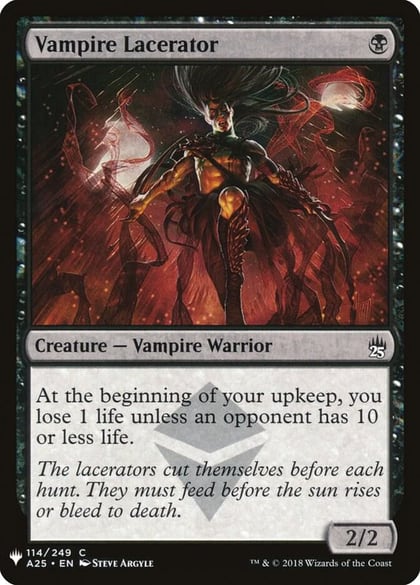Vampire Lacerator, The List Reprints 114
