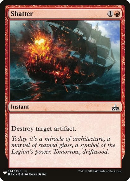 Shatter, The List Reprints 114