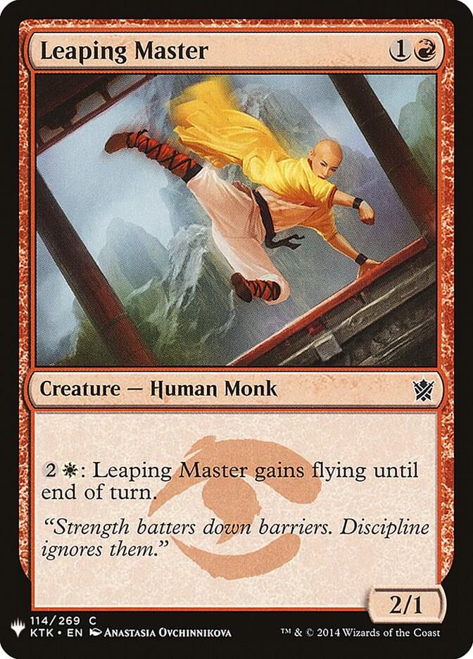 Leaping Master, The List Reprints 114
