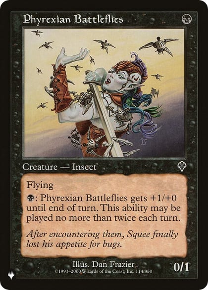 Phyrexian Battleflies, The List Reprints 114/350