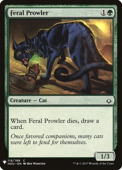 Feral Prowler, The List Reprints 115