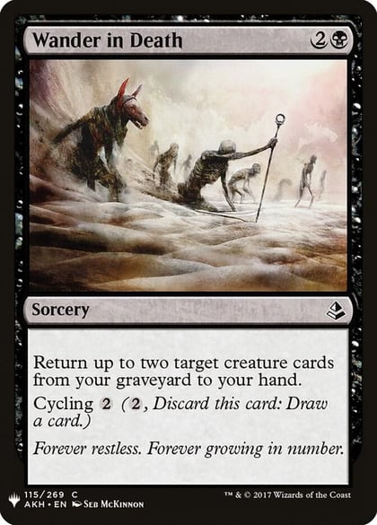Wander in Death, The List Reprints 115