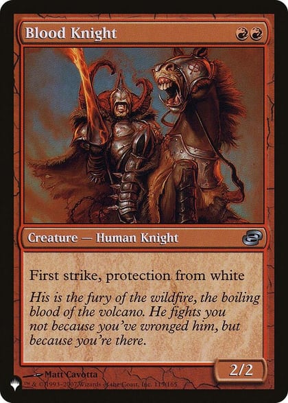 Blood Knight, The List Reprints 115/165