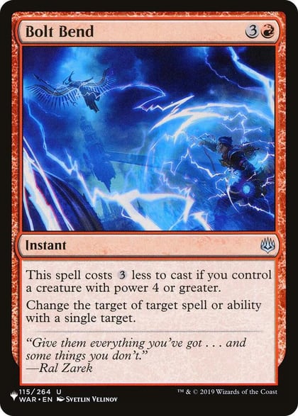 Bolt Bend, The List Reprints 115/264