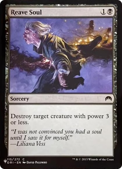 Reave Soul, The List Reprints 115/272